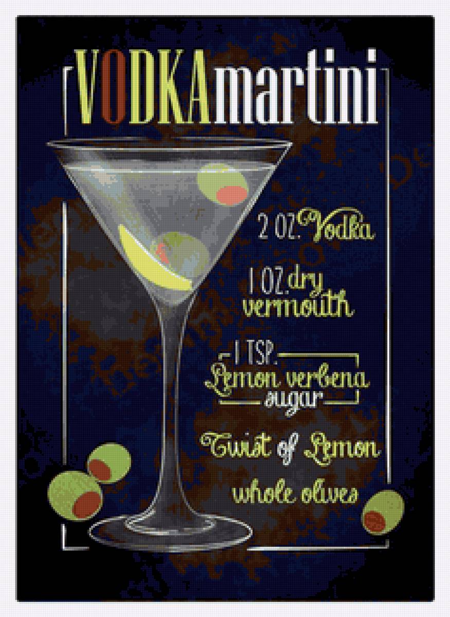 nápoje - vodka martini - предпросмотр