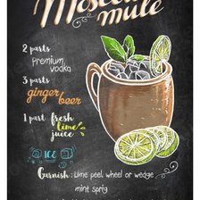 Схема вышивки «nápoje 2 - moscow mule»