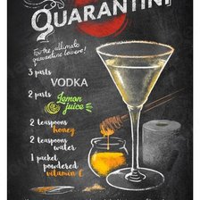 Схема вышивки «nápoje 2 - quarantini»