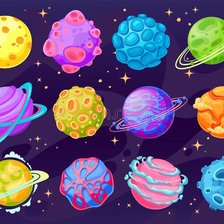 Схема вышивки «Вселенная»