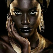 Схема вышивки «Африканская женщина»