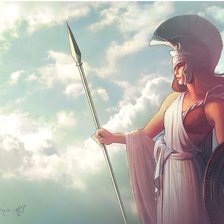 Схема вышивки «Diosa Atenea»