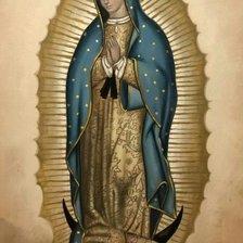 Схема вышивки «Virgen de Guadalupe»