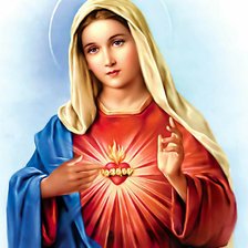 Схема вышивки «Sagrado Corazón de Maria»