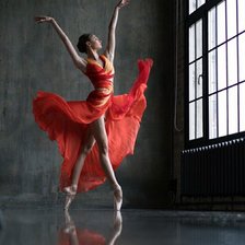 Схема вышивки «Балерина»