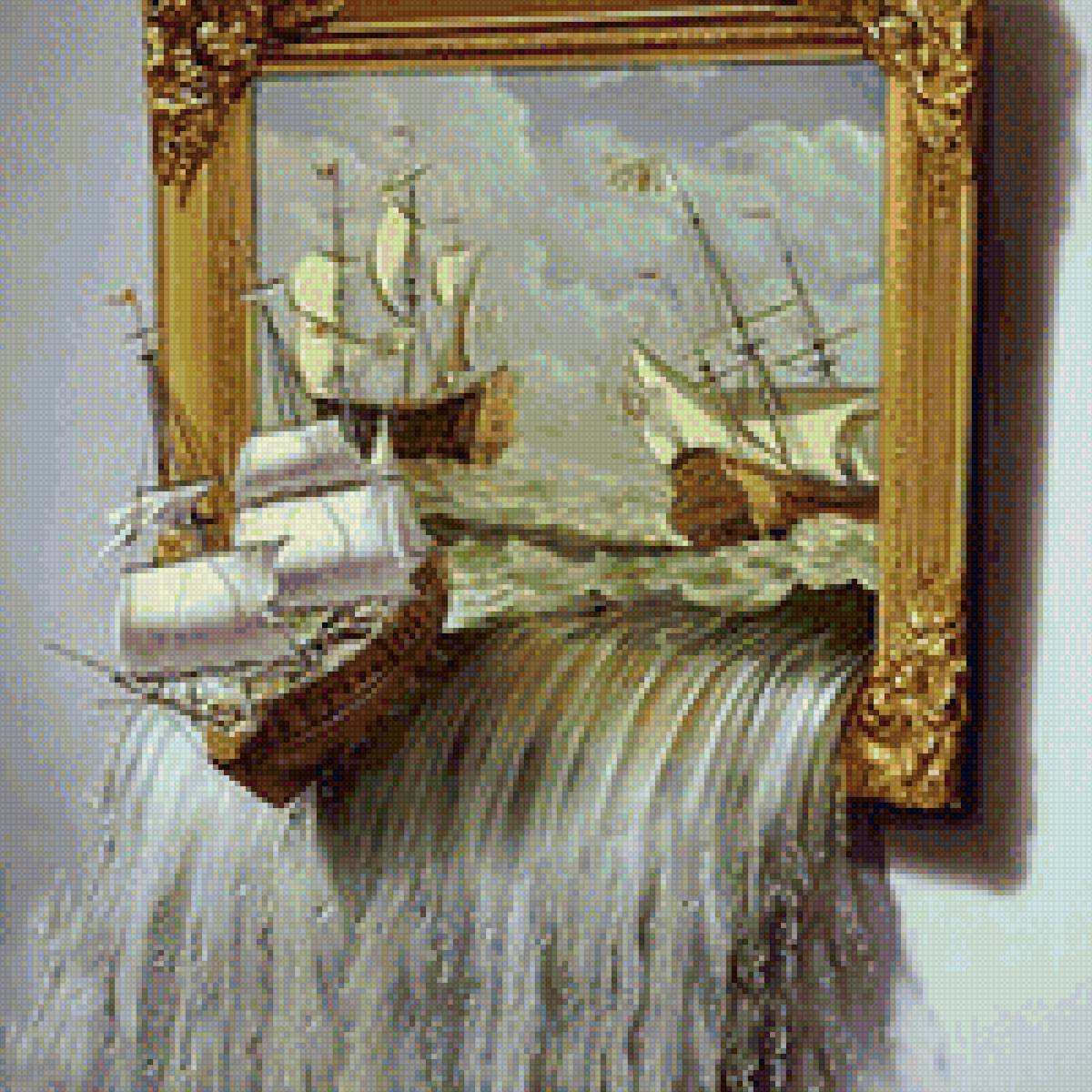 уплывающие корабли - море, корабль - предпросмотр