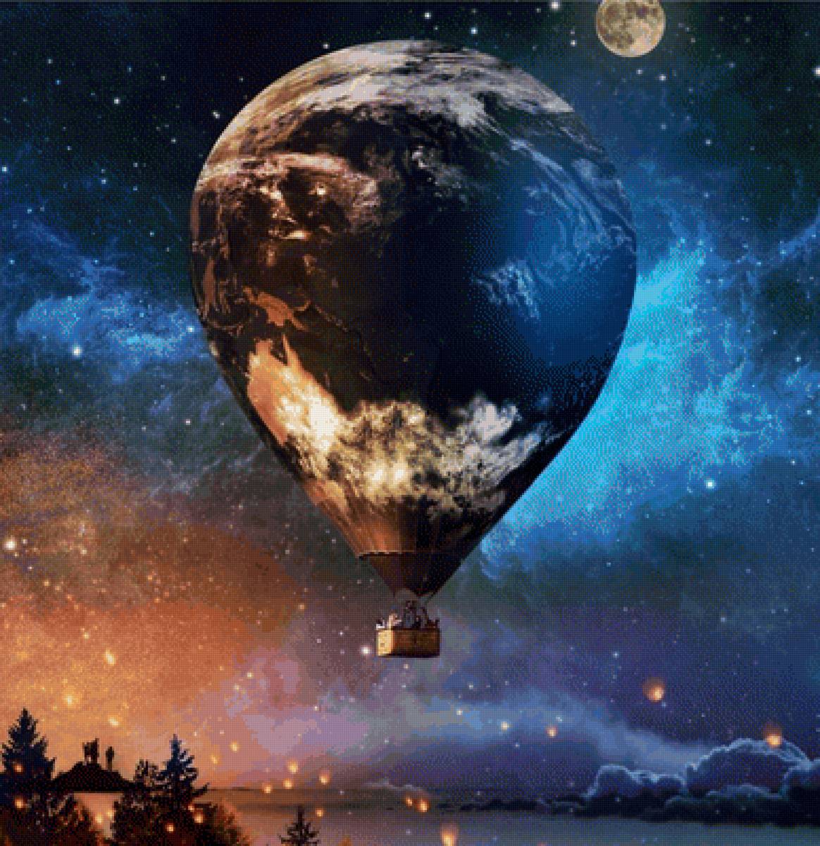 Шар-Земля - шар, земля - предпросмотр