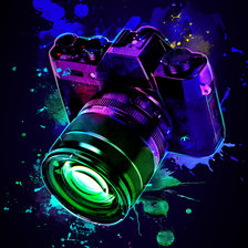 Схема вышивки «Фотоапарат»