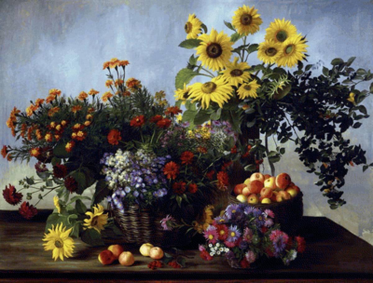Все в сборе - натюрморт, цветы - предпросмотр