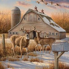 Схема вышивки «Establo»