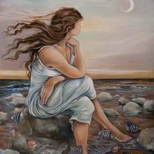 Схема вышивки «tristeza»