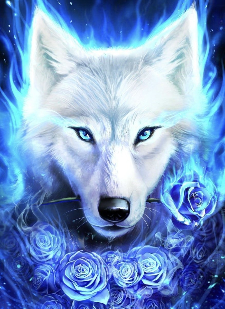 Ледяной волк - волк, волки - оригинал