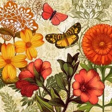 Оригинал схемы вышивки «бабочки» (№2455295)
