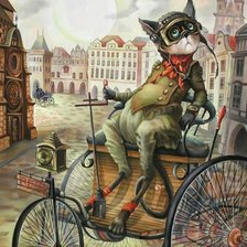 Схема вышивки «Кот»