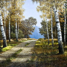 Схема вышивки «Михайловская роща»