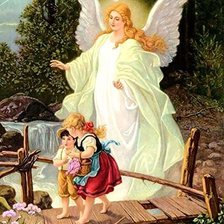 Схема вышивки «Angel de la guarda»