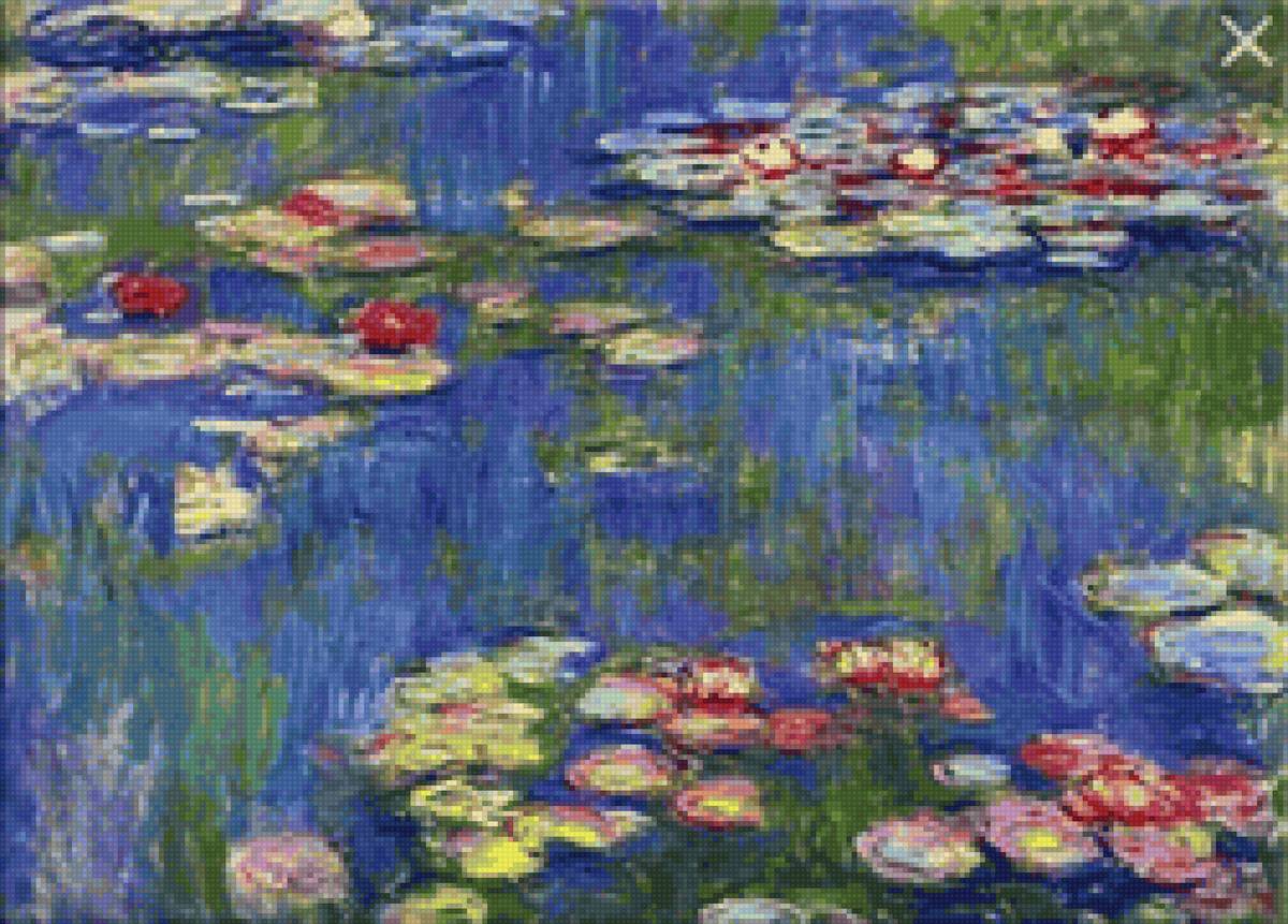 Клод Монэ ‘кувшинки’ - репродукция, монэ, цветы, картина, кувшинки - предпросмотр