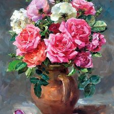 Схема вышивки «Розы»