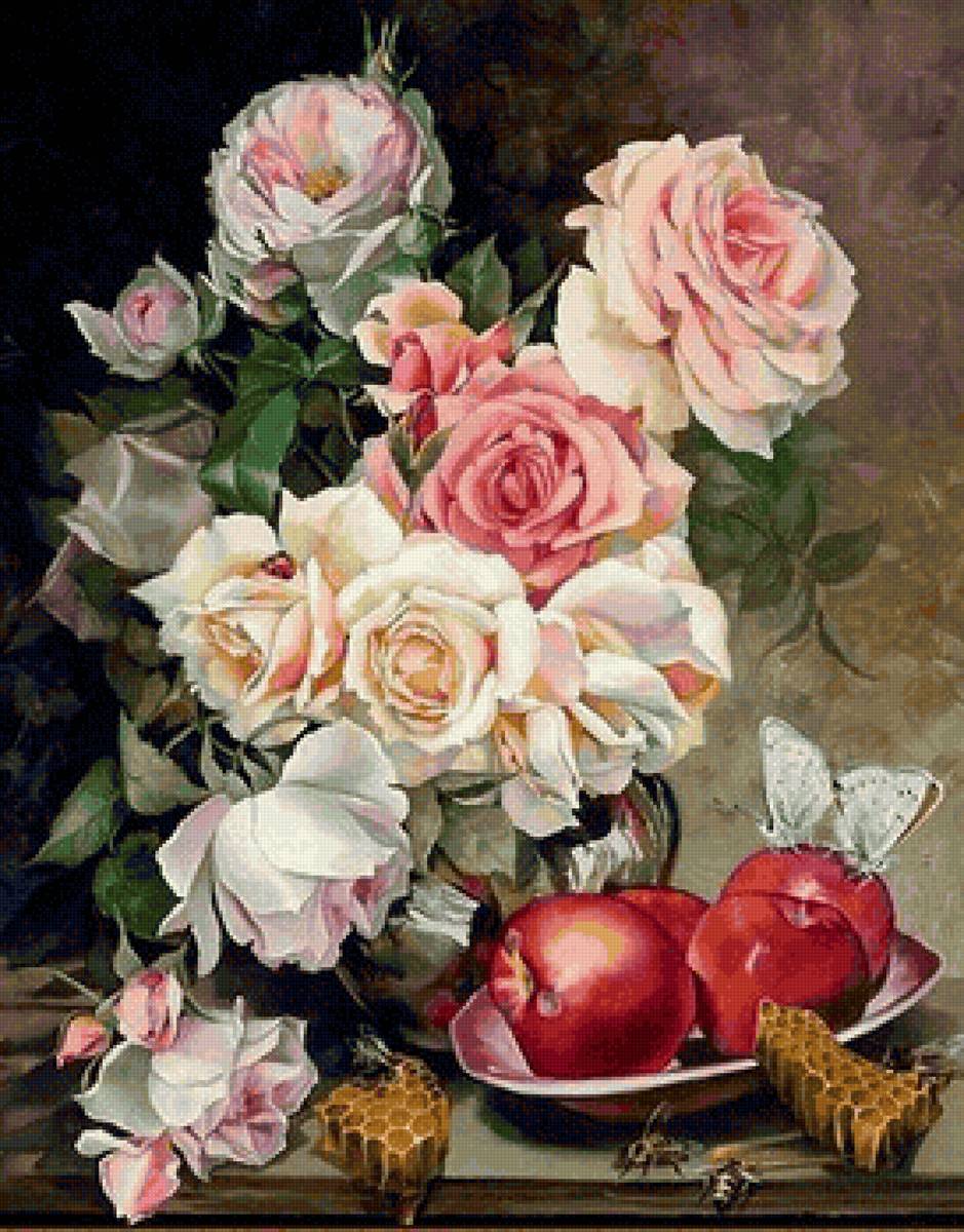 Цветочный натюрморт 4 - цветы - предпросмотр