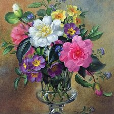 Схема вышивки «Цветочный натюрморт 6»