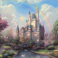 Схема вышивки «Замок»