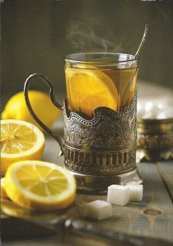 чай - лимон, чай - оригинал