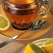 Оригинал схемы вышивки «Чай с лимоном» (№2459359)
