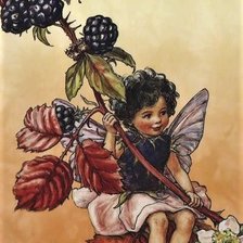 Схема вышивки «Фея ежевики»