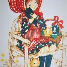 Схема вышивки «Любовь к котятам»