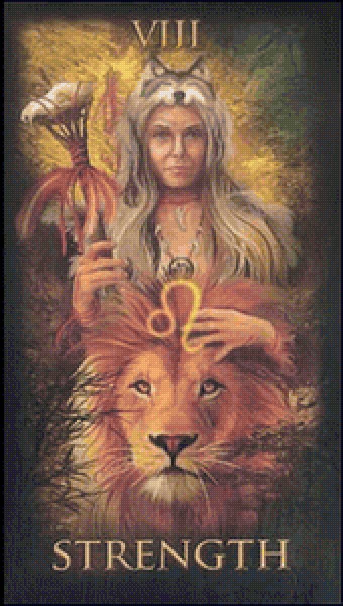 сила - карты таро - предпросмотр