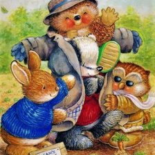 Схема вышивки «Шалуны»