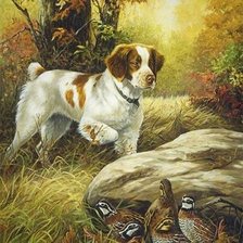 Схема вышивки «Охота»