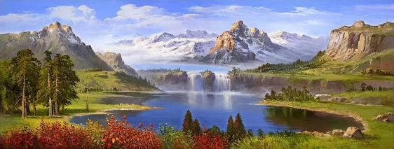 горы пейзаж - горы пейзаж - оригинал