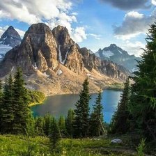 Схема вышивки «Горы»