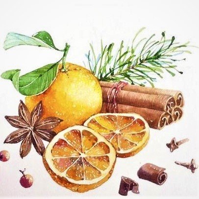 Апельсин - декор - оригинал