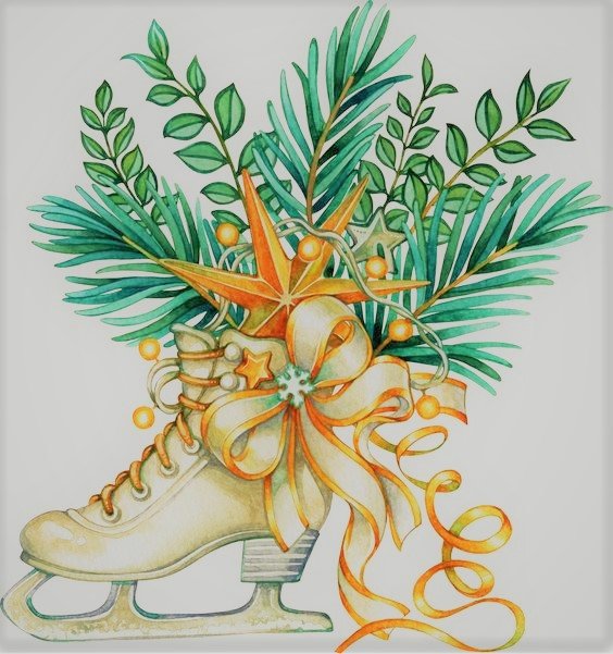 Фигурный конек - декор - оригинал