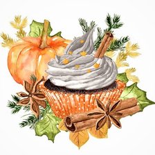 Схема вышивки «Пироженное»