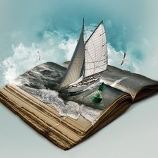 Схема вышивки «Книга»