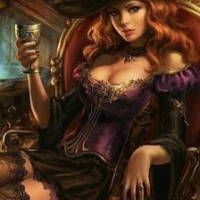 Схема вышивки «Ведьма»