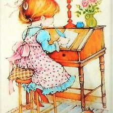 Схема вышивки «Письмо»