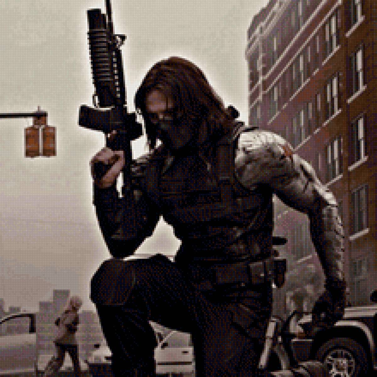 Winter soldier (Первый мститель: другая война) - баки барнс, winter soldier, зимний солдат, marvel, супергерои - предпросмотр
