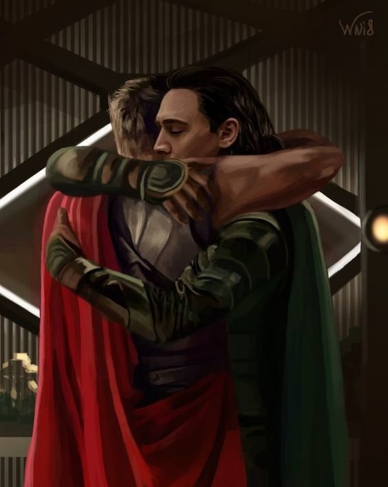 _Тор и Локи_ - loki, thor, марвел, локи, marvel, тор - оригинал