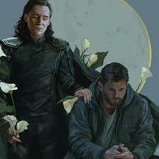 Схема вышивки «Loki & Thor»