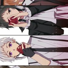 Схема вышивки «Аниме "Бродячие псы"»