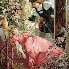 Схема вышивки «Спящая красавица»