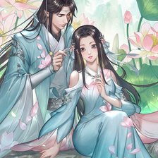 Схема вышивки «Пара»