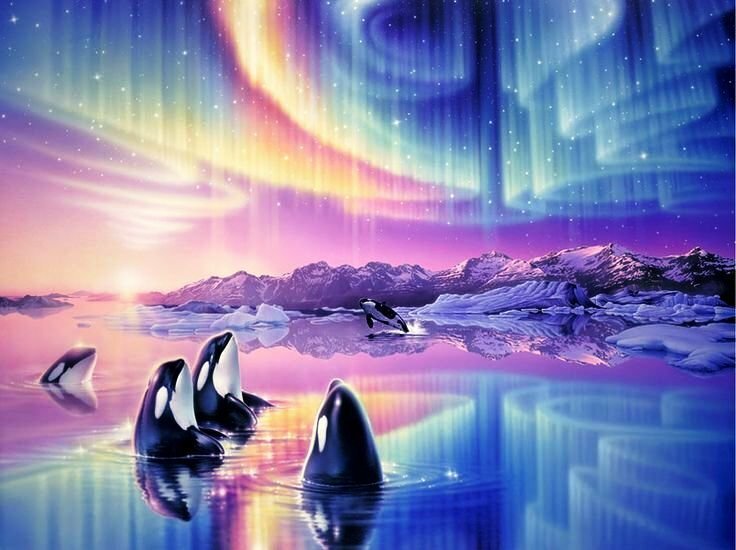 Северное сияние - оригинал