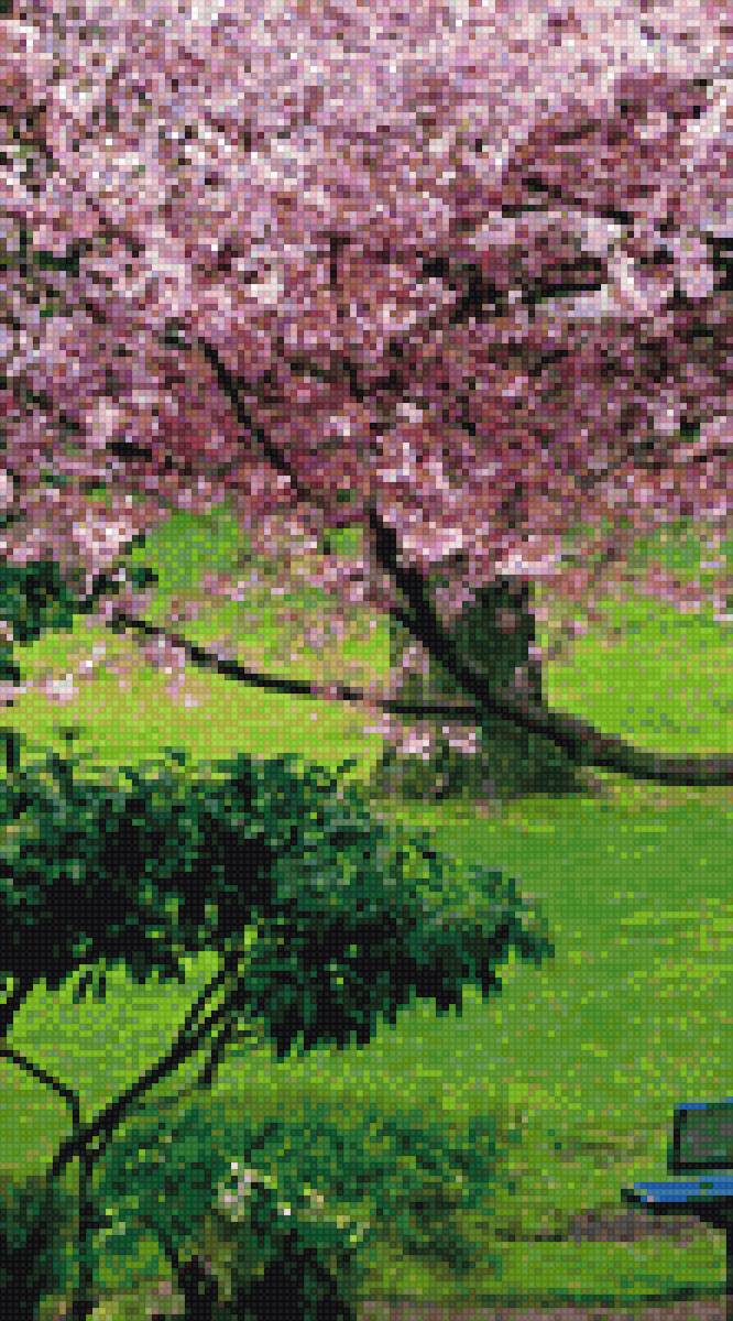 Триптих Весна часть 1 - триптих, сакура, весна - предпросмотр
