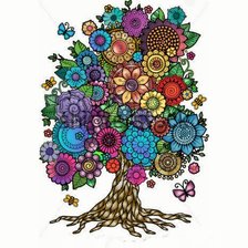 Схема вышивки «дерево арт»