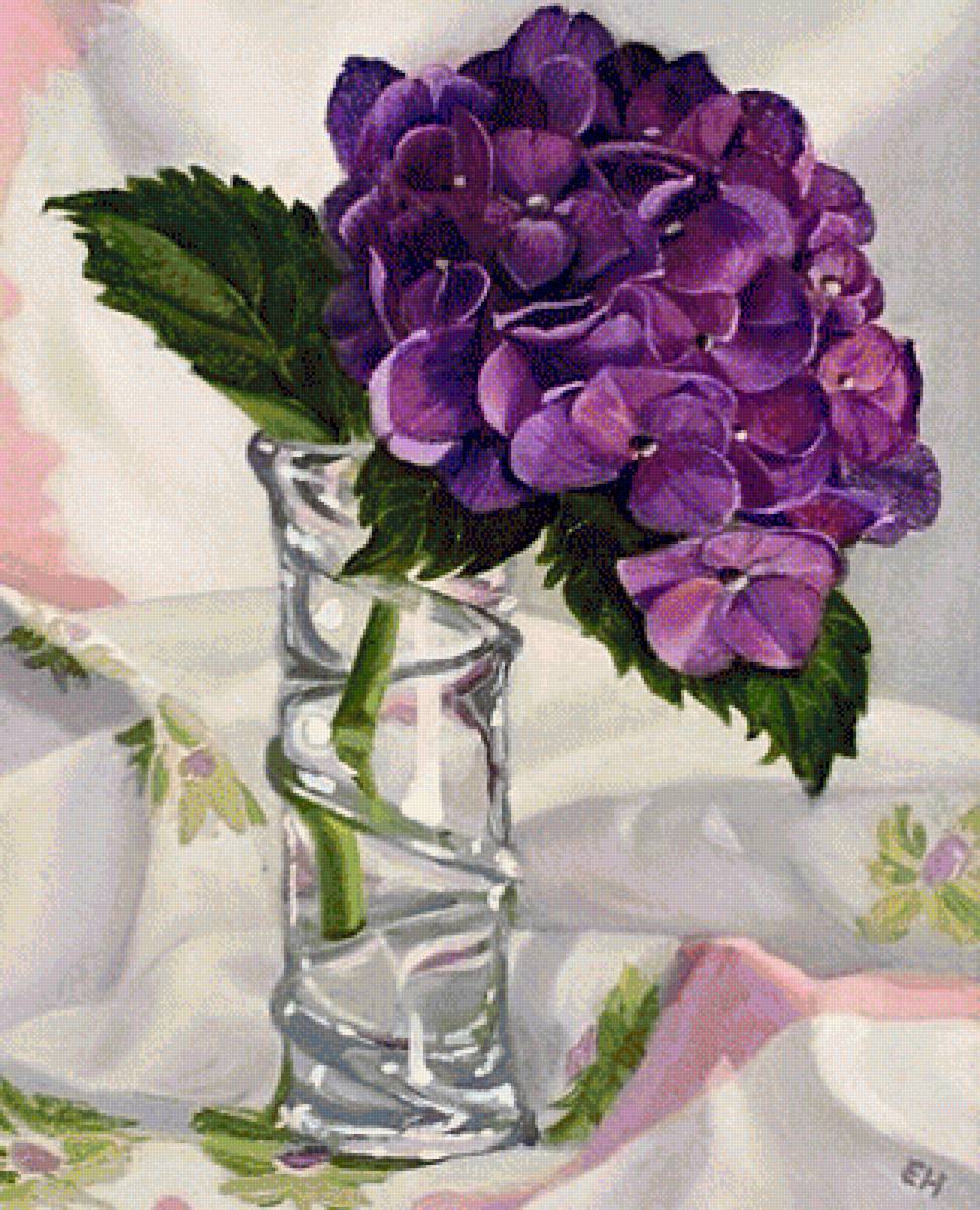 Ветка гортензии - цветы, растения - предпросмотр